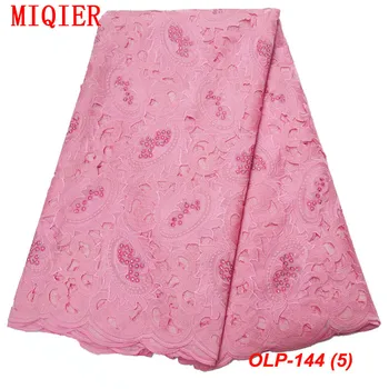 

MIQIER High Quality African nigerian tulle Lace Fabric Embroidery Organza Damask Lace Fabric guipure lace fabric nigerian dress