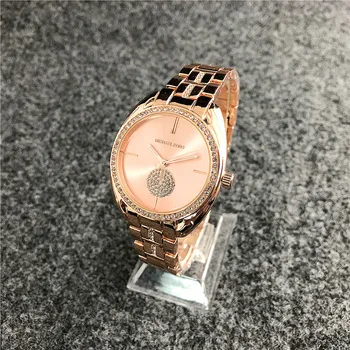 

michael korsing Quartz Wrist Dress Women Watches Silver Bracelet Ladies Watch Stainless Steel Clock Casual Waterproof Watch