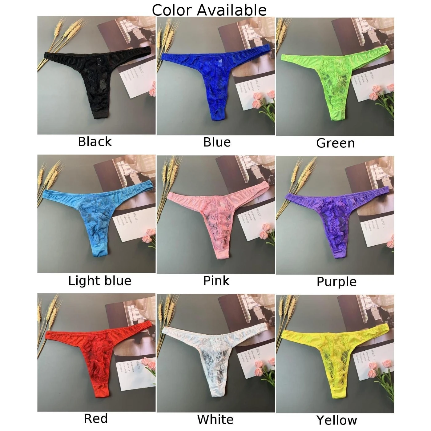 Transparent Lace G-string Gay Man Sheer T-baxk Thong Male Sissy Cute Panties Men Sexy Pouch Briefs Gay Sexy Underwear Lingerie mens underwear briefs