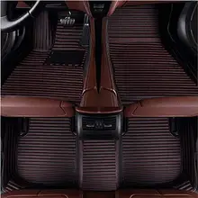 MSUEFKD автомобильные ножные коврики роскошные кожаные Коврики для Toyota BMW BENZ Mazda ford, Hyundai land cruiser Volkswagen Skoda Nissan