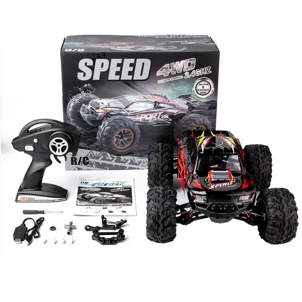 Радиоуправляемая машина высокая скорость 60 км/ч X-04 2 4G 1/10 4WD бесщеточные модели с