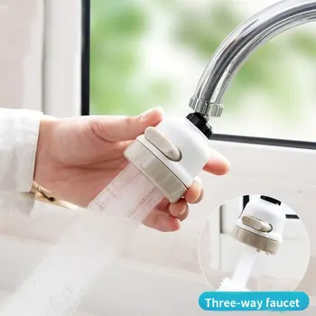 

Faucet booster shower Kitchen 360 Rotating Faucet Water Filter Nozzle Waters Saver Moveable Tap Head Sprinkler Spatter Nozzle
