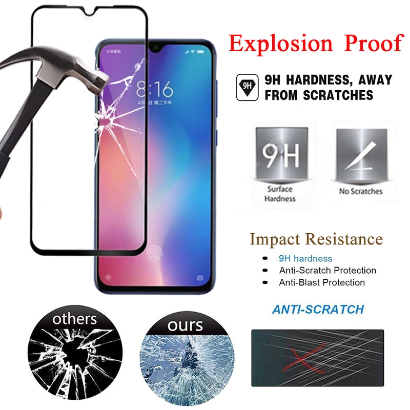 Защитное стекло на Xiaomi mi 9 9 t 9se cc9 cc9e бронированный протектор экрана xia mi 9 t9 t Cc Закаленное стекло пленка ksio mi защита