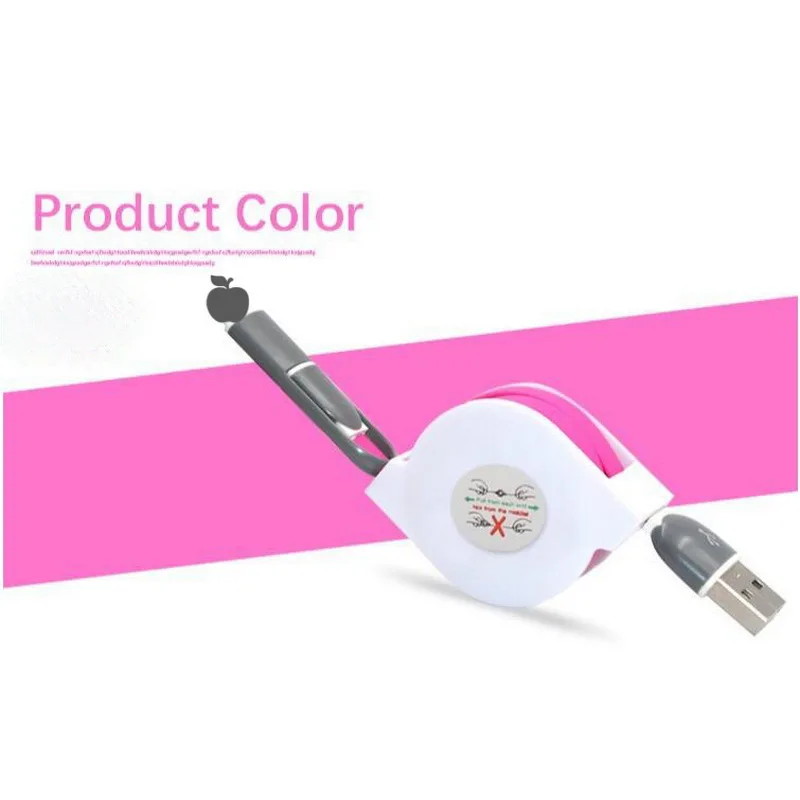 2 в 1 USB кабель для iPhone XS Max XR X 8 7 6 6S Micro USB кабель Android для samsung Xiaomi huawei Выдвижной зарядное устройство USB порт
