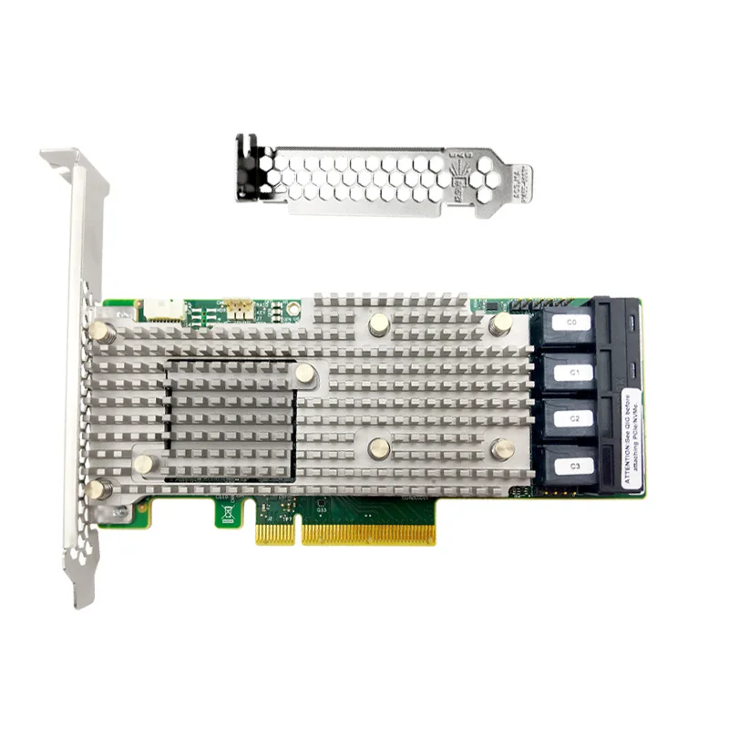 LSI Broadcom MegaRAID 9460 16I три режима SAS/SATA/NVMe 05 50011 00 12 Гбит 16 порт Четыре x4 внутренний SFF8643 PCI