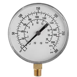 Ts-Y90 1/4 дюймов Npt 3,5 дюймов Боковое крепление для лица 0-300Psi 20 бар 2000Kpa Регулируемый мини Регулятор давления воздуха набор пневматических