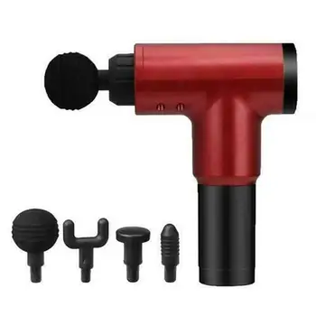 

AOZBZ Portable Multi-Angle Massage Gun Percussion Massage Tool Fascia Gun Muscle Vibration For Relaxing Therapy Deep Tissue