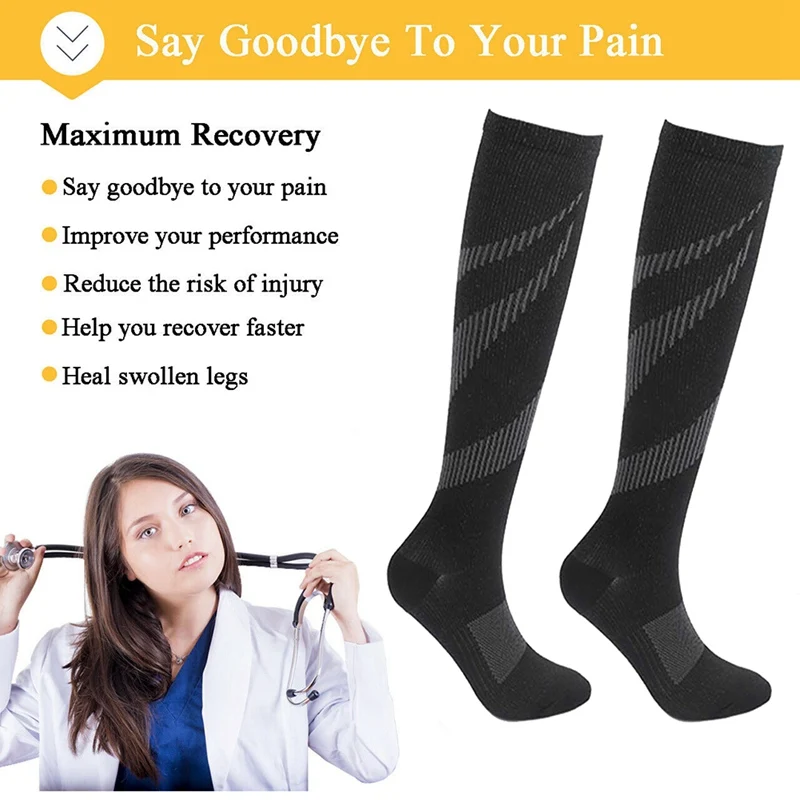 Compression-Stocking-Anti-slip-Best-for-Basketball-Football-Outdoor-Running-Socks-Women-Men-Travel-Compression-Socks (2)