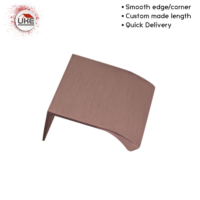 

UKE Furniture cabinet handle hidden wardrobe pull edge handle knob