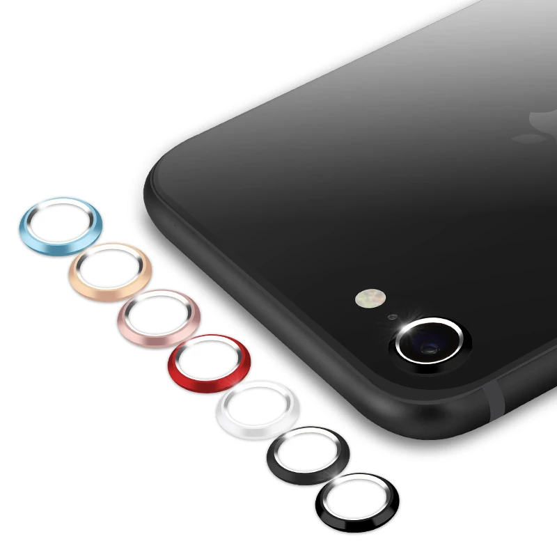 Metal Camera Lens Protector For iPhone SE 2020 Guard Circle Ring Cover X XS Max XR 7 8 Accessories | Мобильные телефоны и