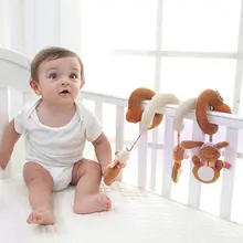 Детская одежда для малышей на активности спираль плюшевые постель с игрушкой прогулочная коляска игрушка подвесная погремушка для малышей игрушки для новорожденных для мальчиков и девочек, для детей ясельного возраста