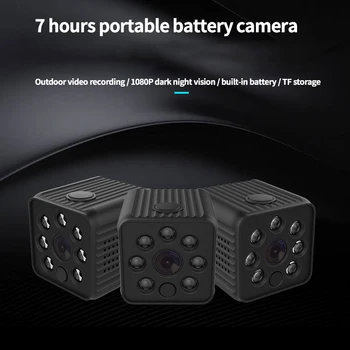 

Mini Camera HD Camcorder 1080P USB Charge Infrared Night Vision Remote Monitor Outdoor Video Small Camera