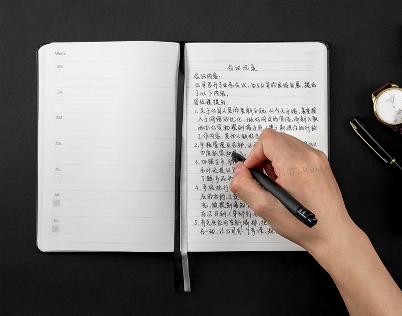Xiaomi Kinbor Бизнес ручка для записной книжки наборы подарочных коробок карандашей, пенал шариковая ручка закладки Многофункциональная офисная Конференция расходные материалы