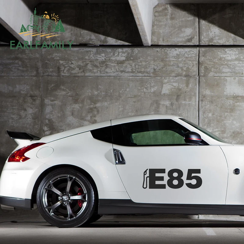 EARLFAMILY 58 см x 22,8 см E85 V1 наклейка JDM Fck Racing Ill Drift Fatlace Illest Turbo Fuel виниловая большая автомобильная наклейка s