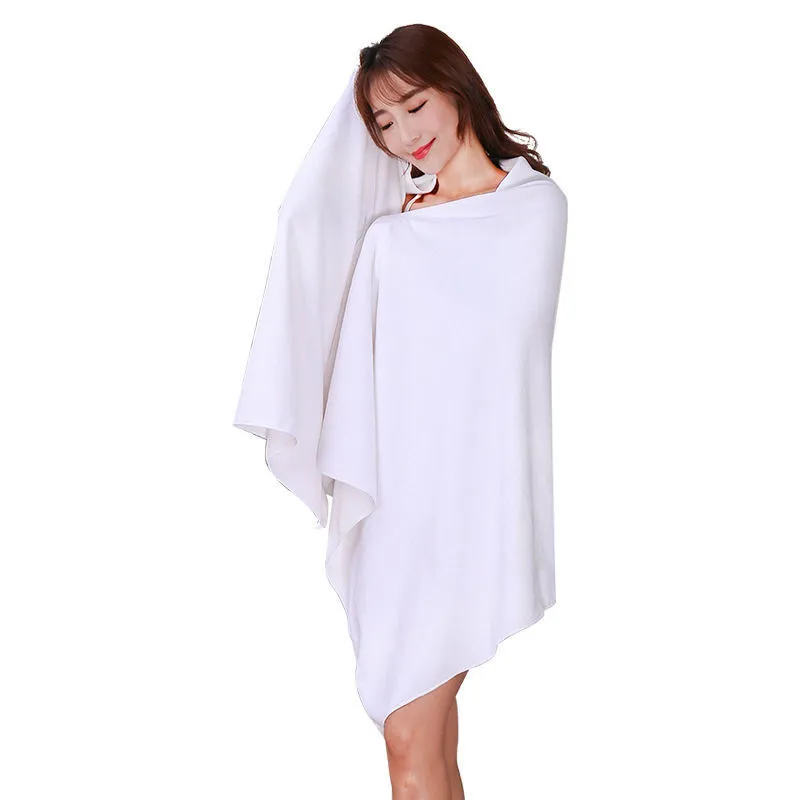 120X200 cm white classic luxury hand towel-hotel-spa-kitchenware-microfiber bath towel beauty salon towel 5
