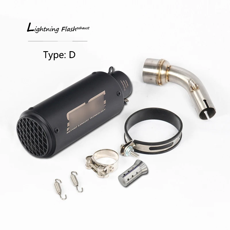 Комплект для выхлопной системы для Yamaha R3 R25 YZF-R3 мотоцикл Mid Link Pipe slip on глушитель выхлопной трубы 51 мм Съемный Db Killer Escape