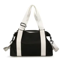 Ougger большие мужские спортивные сумки для путешествий роскошные сумки через плечо женские черные нейлоновые модные уличные водонепроницаемые сумки