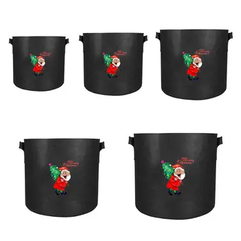 

1 Pc 5/7/10/15/20 Gallon Christmas Garden Plant Grow Bag Vegetable Flower Pot Planter Flower Pots Planter Garden Planting Tools