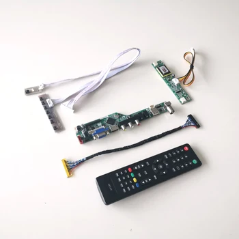 

For TM190MCS01 TM190MCS02 2CCFL 30Pin LVDS Remote+Inverter+keyboard TV56 controller board LCD display VGA HDMI AV USB RF DIY kit