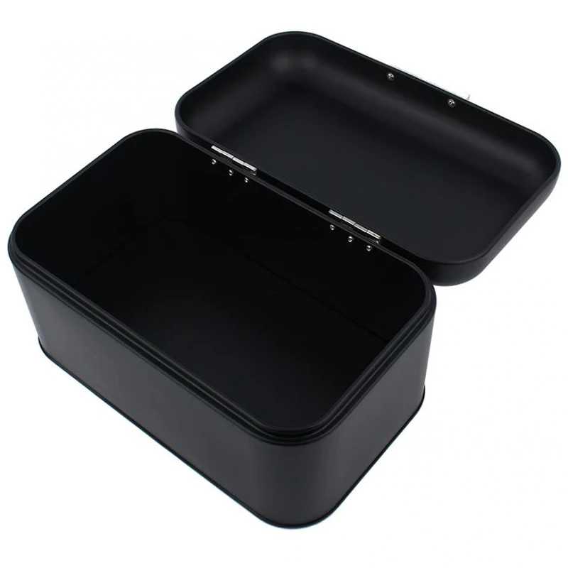 Акриловая коробка сплошной цвет ретро металл Хлебница коробка большой емкости кухня контейнер для хранения