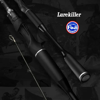 

1.98M 2.1M 2.4M One-Body Carbon Fiber Handle Ultra Light Spinning Fishing Rod Lure Weight 7-28g Baitcaster Fishing Pole Tackle