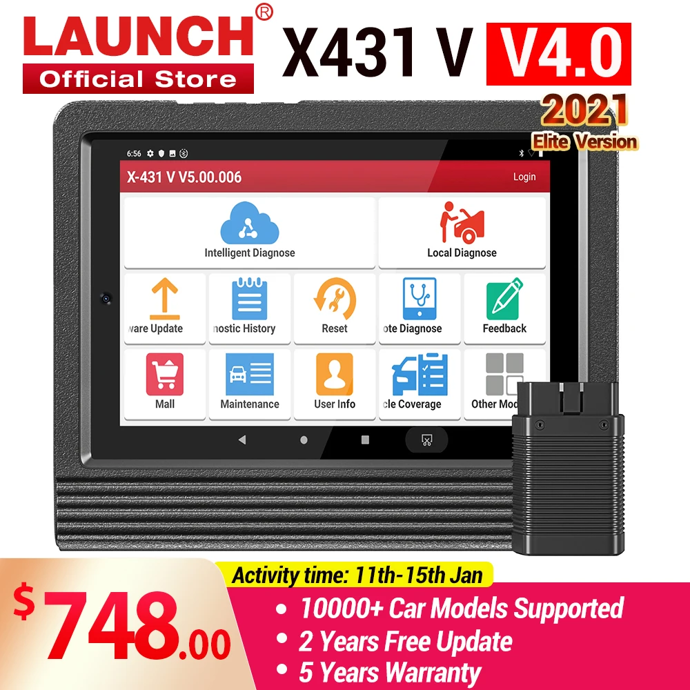 LAUNCH X431 V V4.0 автомобильные полнофункциональные диагностические инструменты OBD OBD2