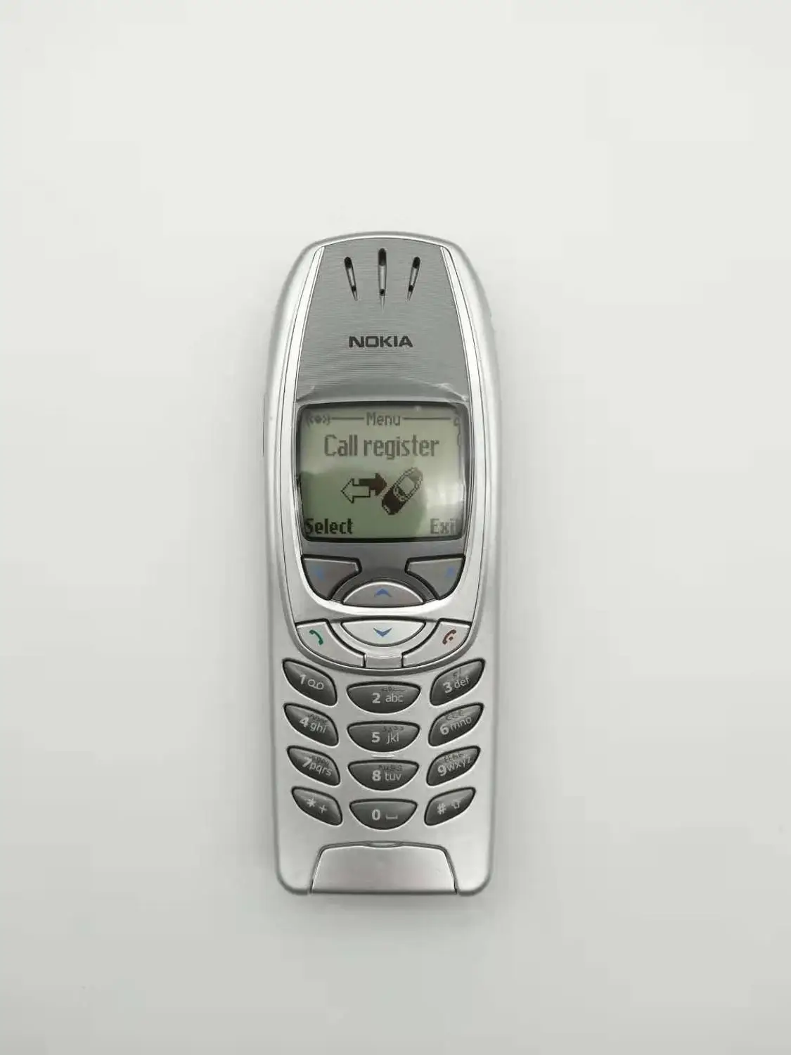 6310i разблокированный Nokia 6310i 2G GSM трехдиапазонный Bluetooth классический мобильный телефон Восстановленный - Цвет: Silver