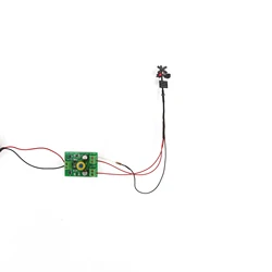 Evemodel 1 lot N Scale 1:160 Railroad Crossing Signal 2 LEDs made + Circuit Board Flasher