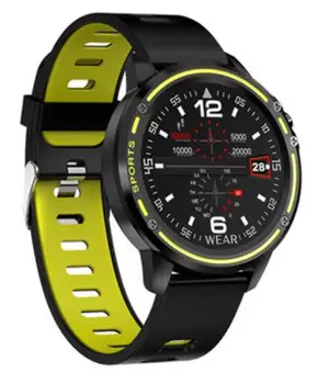 

L8 Smart Bracelet Bluetooth Sports Watch Heart Rate Touch Screen Smart Watches IP68 Waterproof 1.2 inch TFT round screen 10pcs