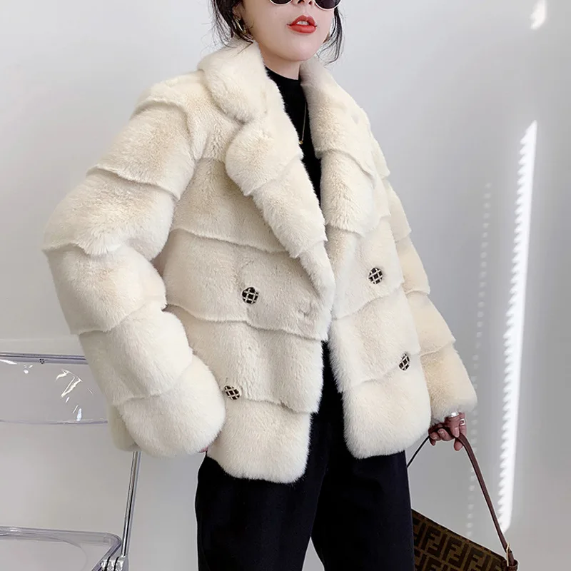 Women Real Mink Coats Female Mink Fur Coat Genuine Long Fur Coat Ladies