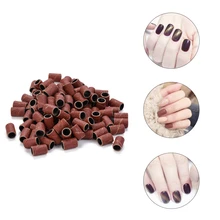 100 шт 80#/120#/18# шлифовальные ленты электрические маникюрные машины Сменные аксессуары для электрическая машинка для обработки ногтей сверла для ногтей