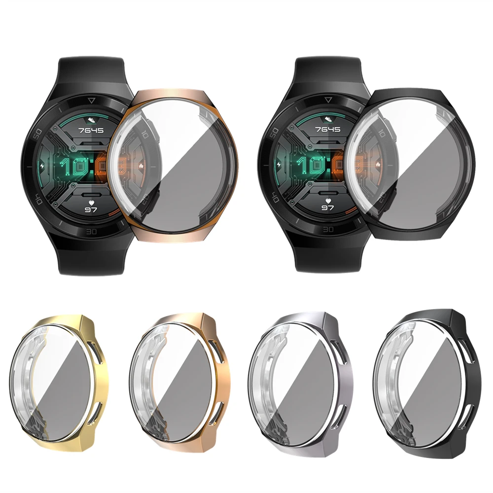 Защитный чехол из ТПУ для Huawei Watch GT 2E защитная рамка Мягкий защитный бампер смарт