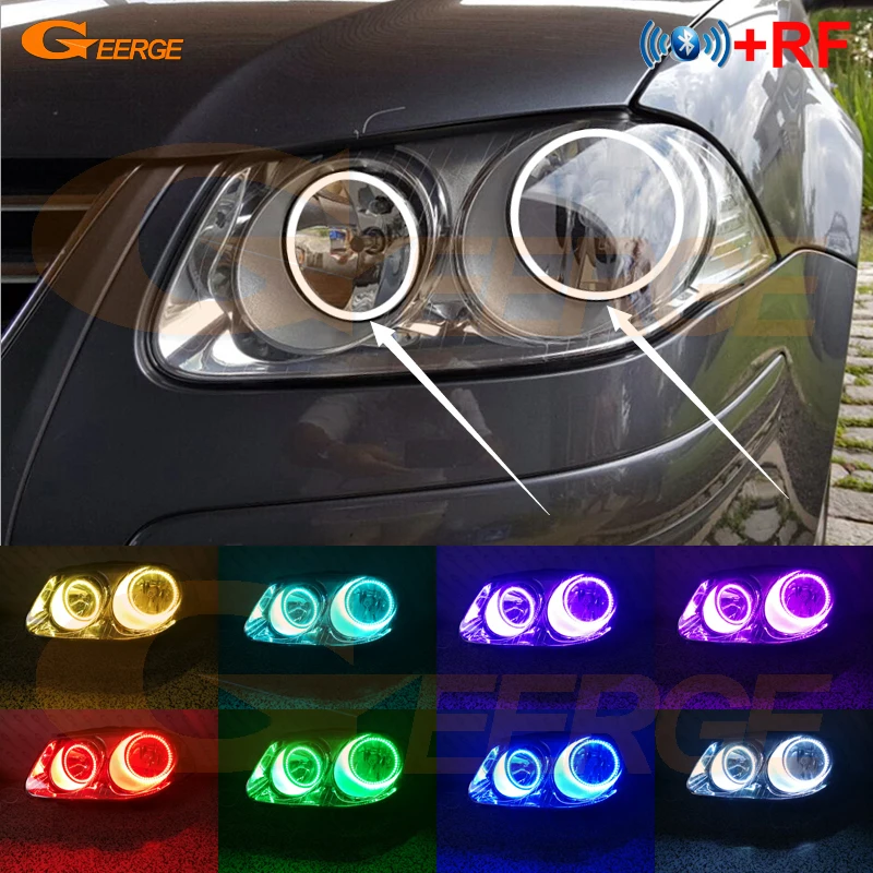 Для Volkswagen VW Jetta City MK4 2007 2008 2009 RF remote Bluetooth APP многоцветная ультра яркая RGB комплект