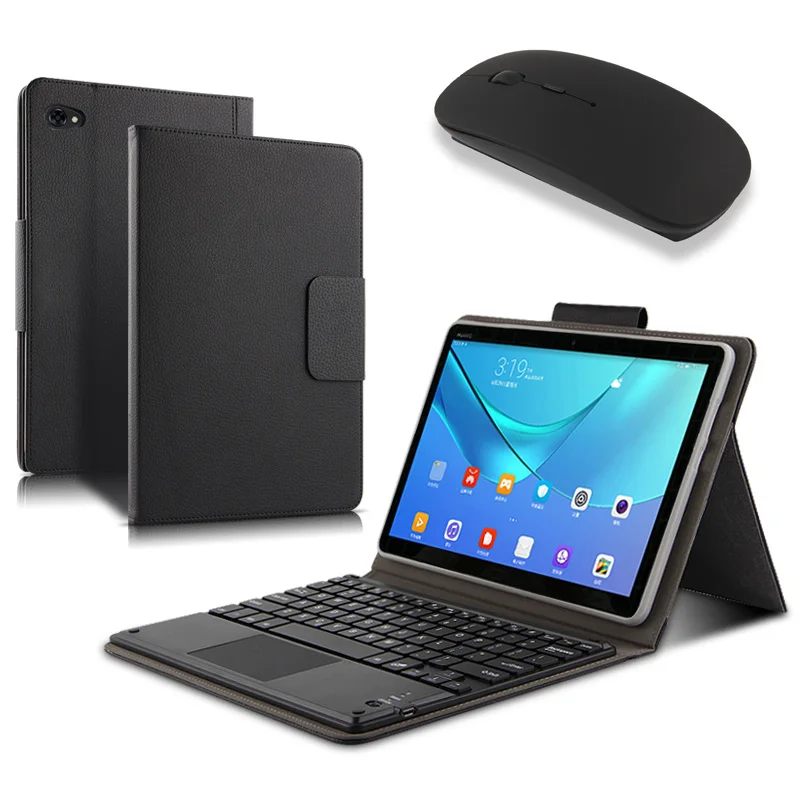 Black and Mouse Для huawei MediaPad M5 Lite 10 чехол BAH2-W09 BAH2-L09 BAH2-W19 10," магнитно Съемный Bluetooth клавиатура чехол - Цвет: Black and Mouse