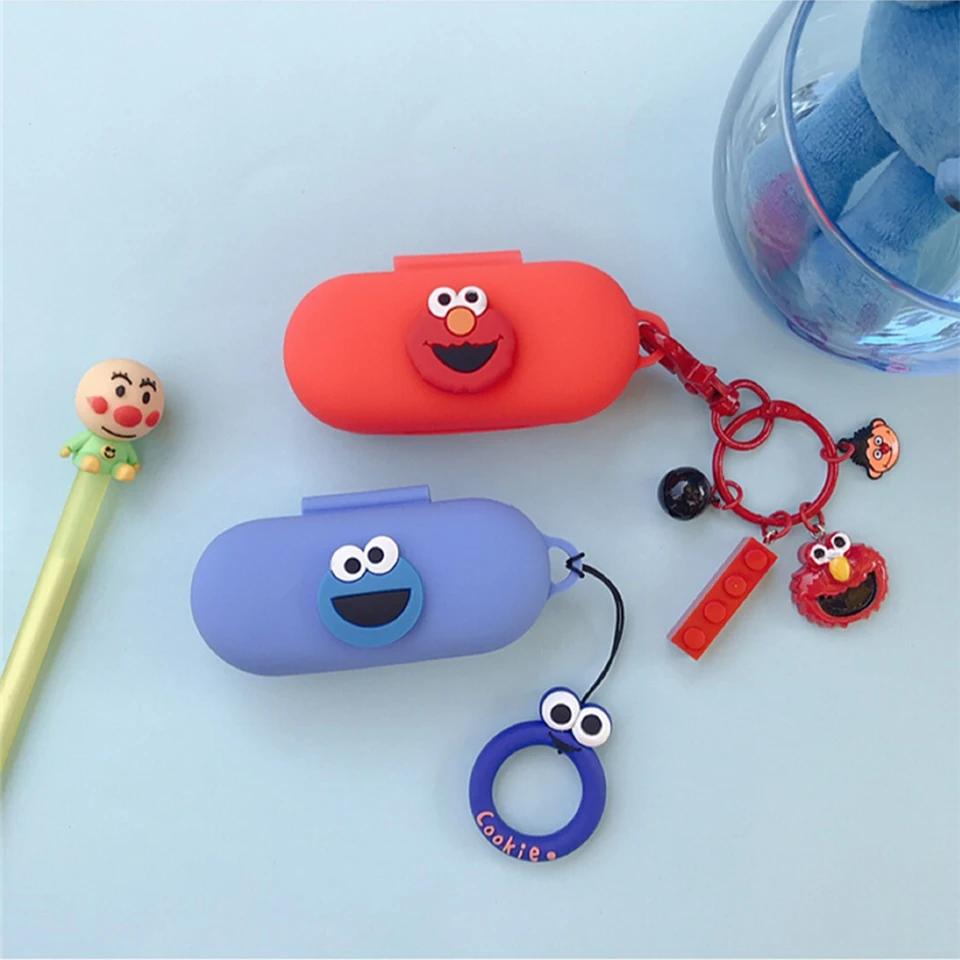 

Cute 3D Cartoon Silicone Case for Huawei FreeBuds for Honor Flypods Lite Youth Version Earphone Protect Cover Doll Decor Keyring
