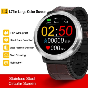 

Q68 Smart Watch Fashion Large Screen Waterproof Intelligent Photo Sports Bracelet With Step Counting Heart Rate Detection