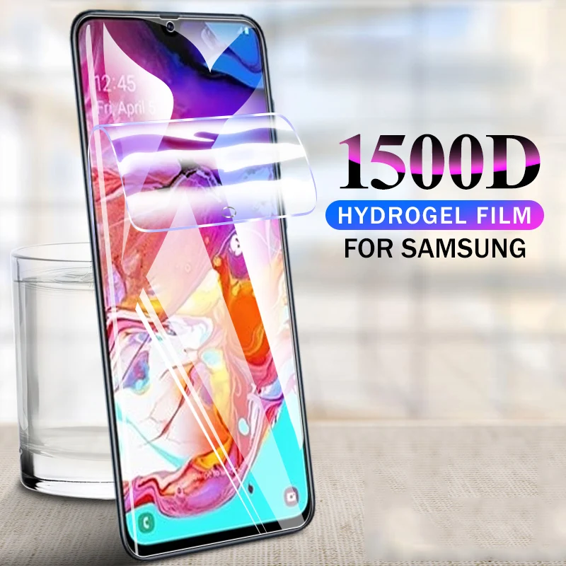 

1500D Full Cover Hydrogel Film Screen Protector on for Samsung Galaxy A70 A50 A30 A10 A20 Protective M10 M20 M30 Not glass