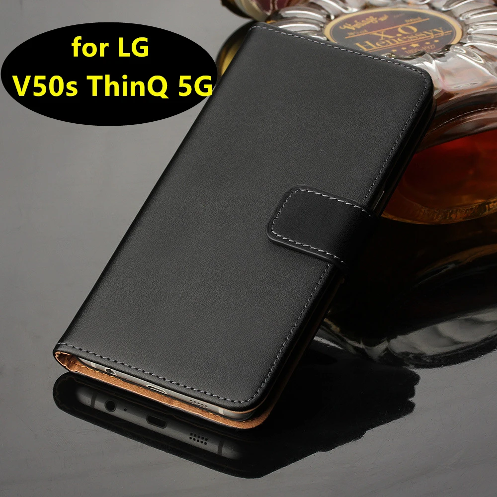 

Premium Leather Flip Cover Luxury Wallet case for LG V50s ThinQ 5G Soft Cover full wrapped Clamshell Case phone shell GG