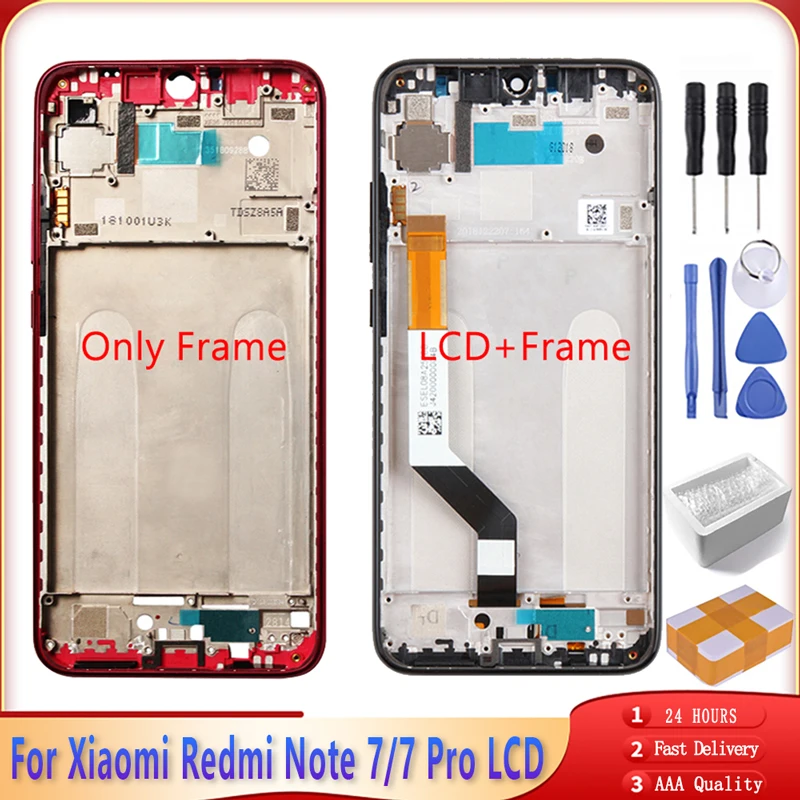 ЖК-дисплей 6 3 дюйма для XIAOMI Redmi Note 7 Pro сенсорный экран с дигитайзером в сборе