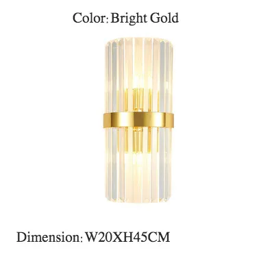 Дизайнерский Золотой роскошный хрустальный настенный светильник для спальни прохода коридора светодиодный настенный светильник настенное бра для ванной комнаты фойе прикроватная лампа E14 лампа - Цвет абажура: Зеленый