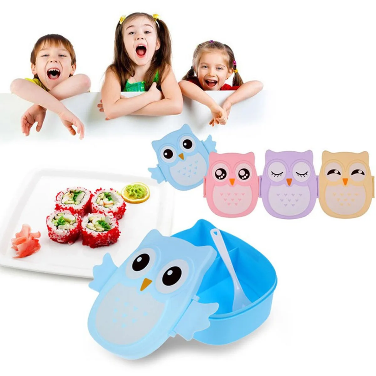 Cartoon Portable Healthy Material Lunch Box Storage Box Bento Boxes Microwave Dinnerware Food Sealed Storage Container 1 Cartoon Portable Healthy Material Lunch Box Storage Box Bento Boxes Microwave Dinnerware Food Sealed Storage Container 5