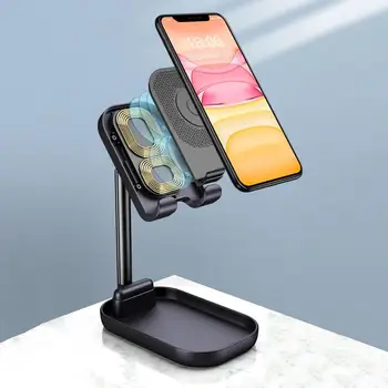 

Desktable Phone Wireless Charging Bracket Automatic Clamping Smart Sensor Fast Charging Bracket Phone Charger