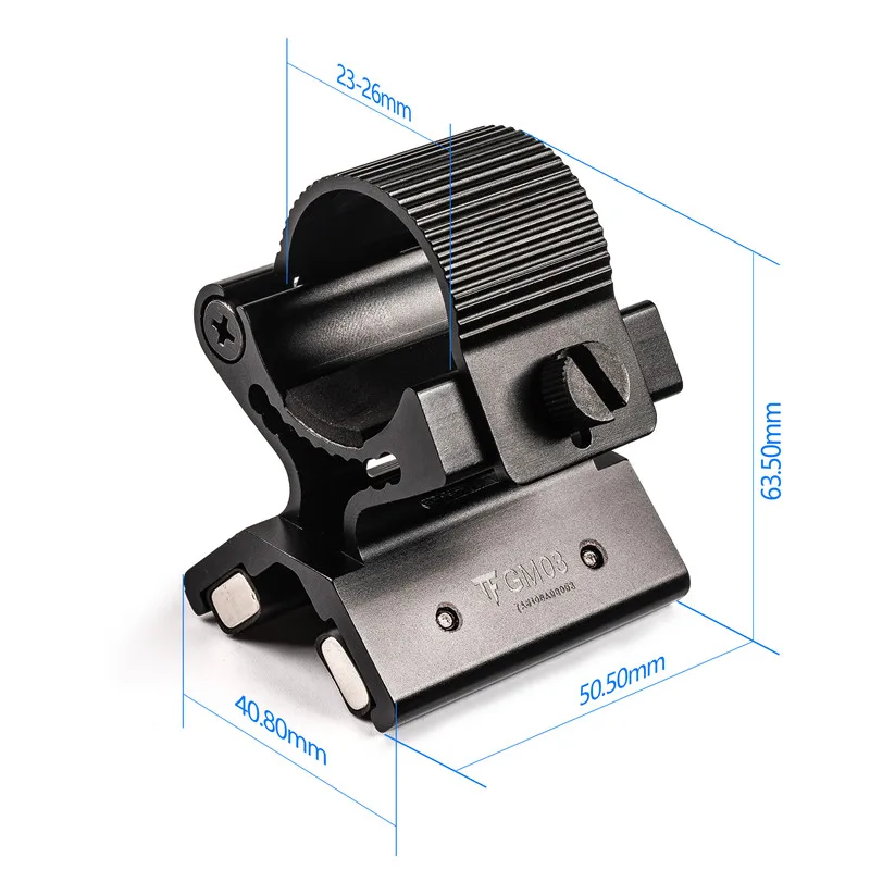 TrustFire GM03 Magnet Flashlight Mount Holder Universal Force Magnetic Mount for Hunting Tactical Torch Lamp weapon flashlight accessories