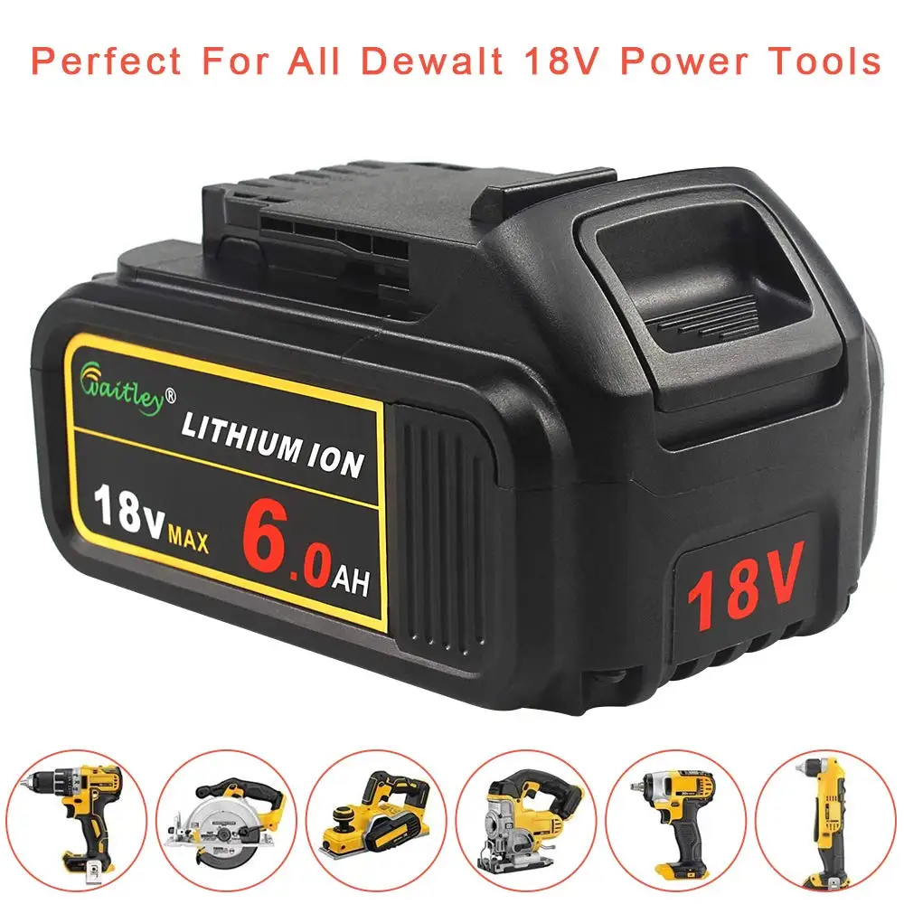 bateria compatível com dewalt 18 volts max
