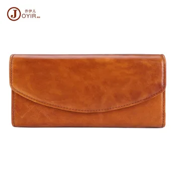 

Fashion ladies wallet leather solid color retro wallet long design big note bag card bag clutch 2020 trend women wallets