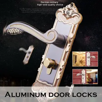 

Indoor Door Lock Aluminum Alloy Kitchen Sturdy Colour Durable Furniture Aluminum Door Locks Practical Doorknob Wooden Doors
