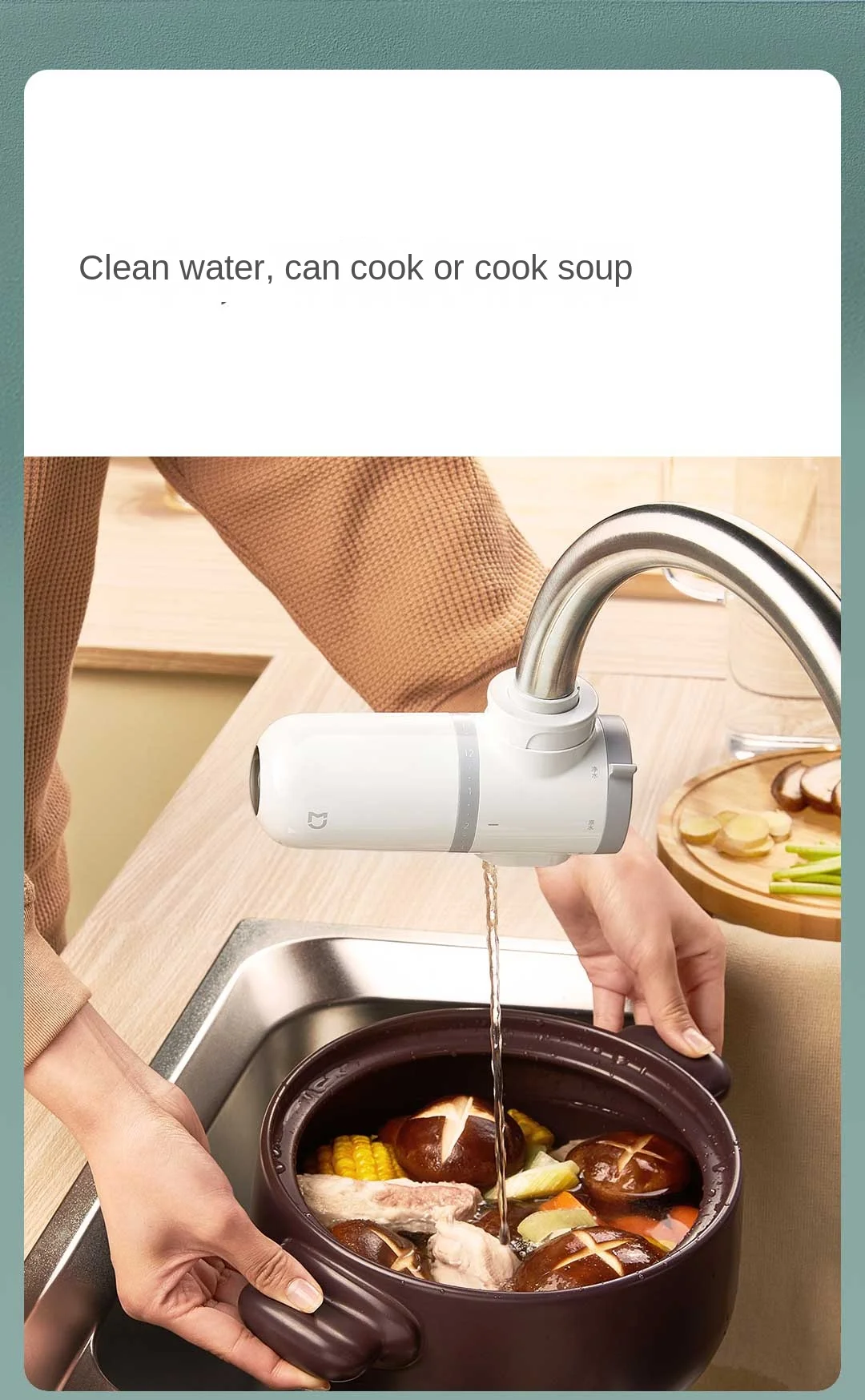cozinha mini filtro de água gourmet sistema