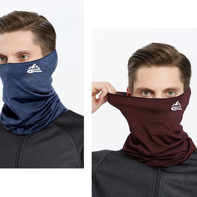 Warmer Bicycle Cycling Ski Tube Scarf Hiking Breathable Masks Print Women Men Winter Thermal Face Bandana Mask Cover Neck mens scarf for summer