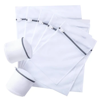 

Laundry net, laundry bag, laundry bag, for washing machine, durable with zipper for delicate laundry Washer, dryer, bras (7 piec