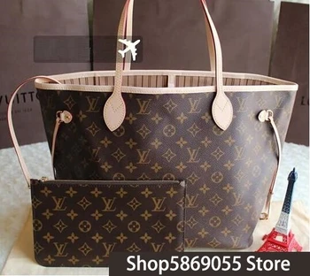 

Luxury Louis Vuitton LV- Leather Handbags Women Bags Designer Brand Women's Shoulder Bags Large Capacity Ladies Hand Bags L261
